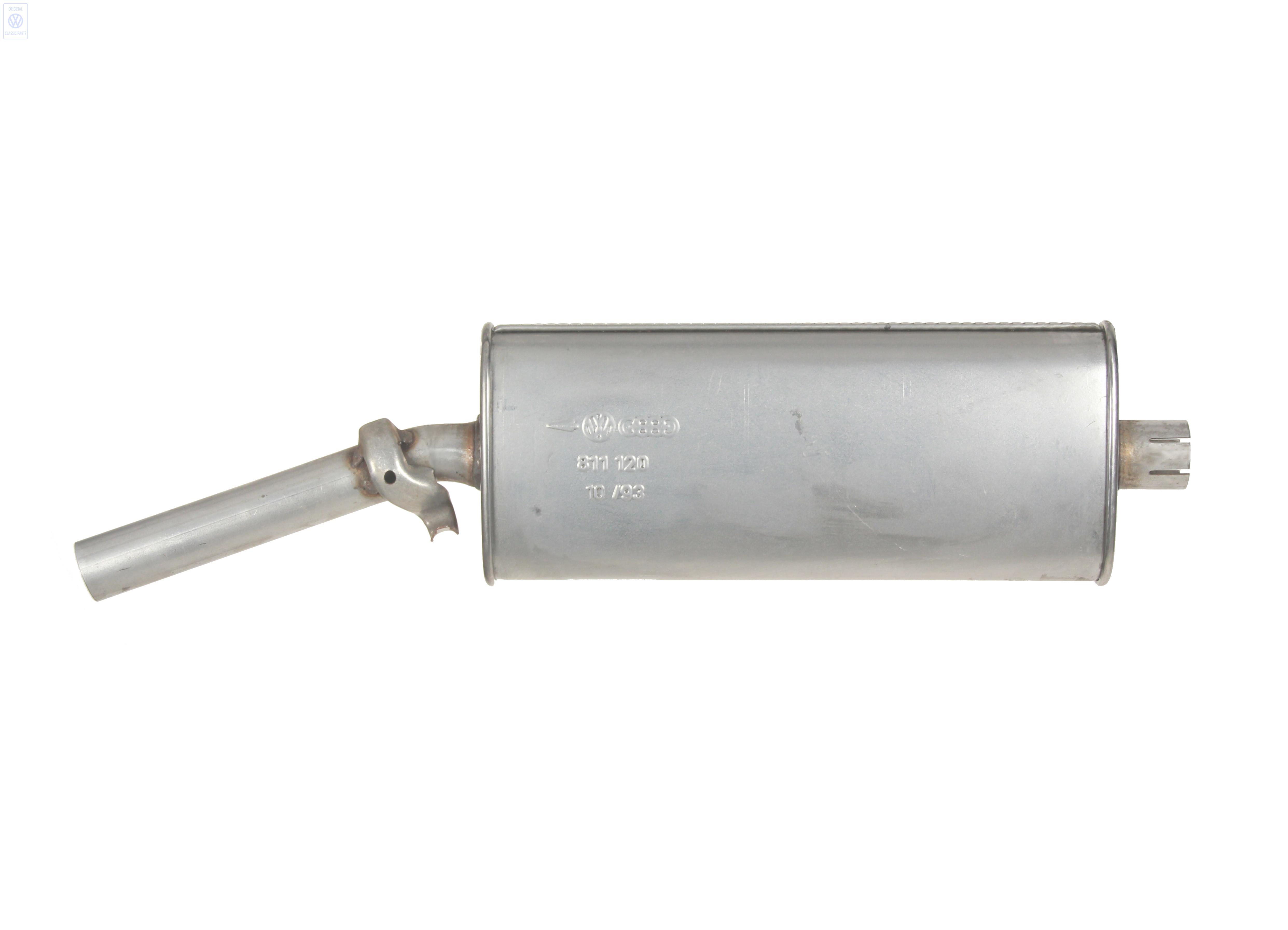 Rear silencer for the Golf Mk1 Turbodiesel