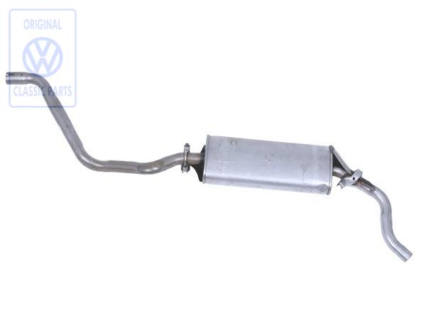 Rear exhaust silencer for VW Scirocco Mk1
