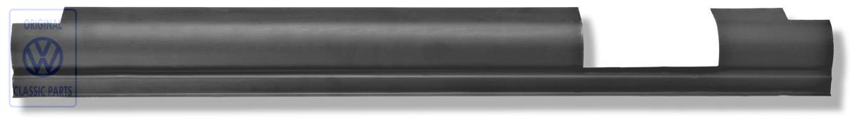 Repair plate for VW Beetle