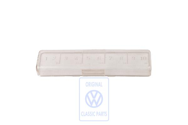 Fuse socket cover for VW Beetle