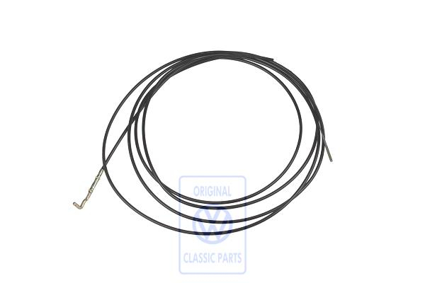 Heating control cable left-side left-hand drive vehicles<br/>Transporter T2