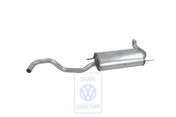 Rear silencer for VW Polo 6N2