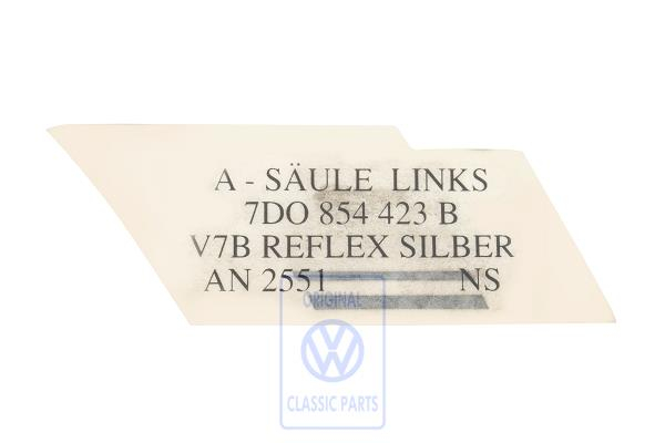 Decorative film for VW T4