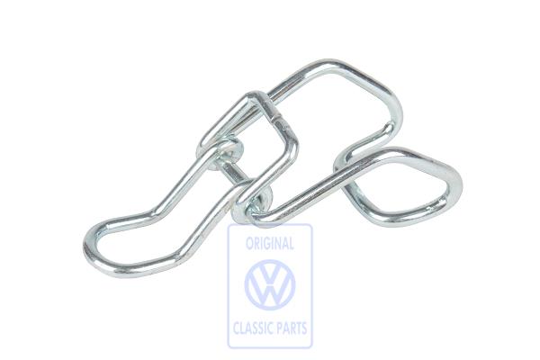 Corrugated tube clip for VW L80