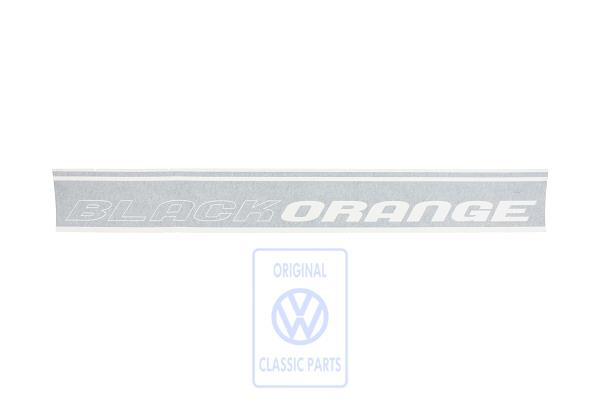 Inscription for VW New Beetle