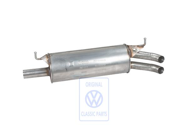 Exhaust silencer for VW Passat B5/B5GP