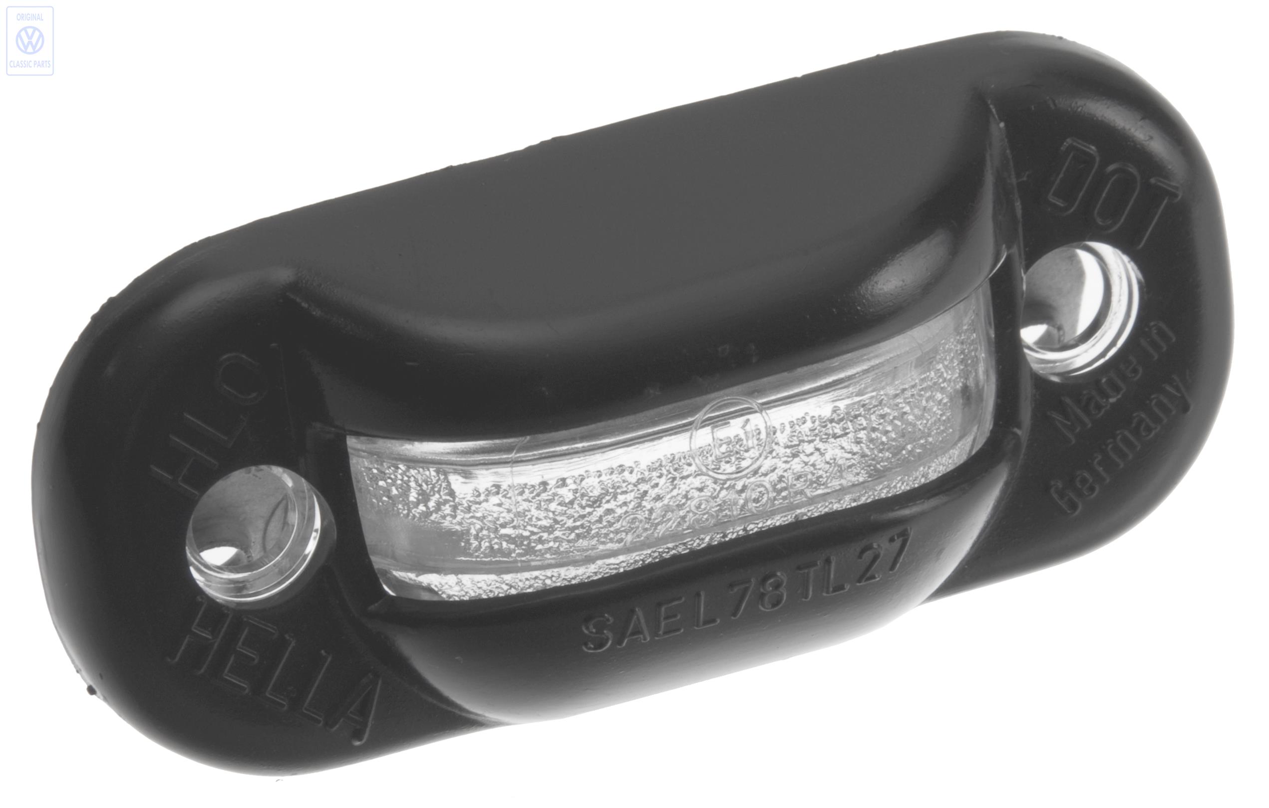 Licence plate light for VW Golf Mk1