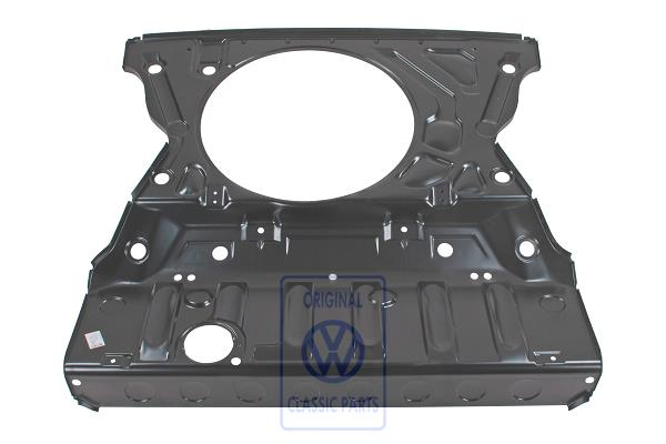 Boot floor plate for VW Polo