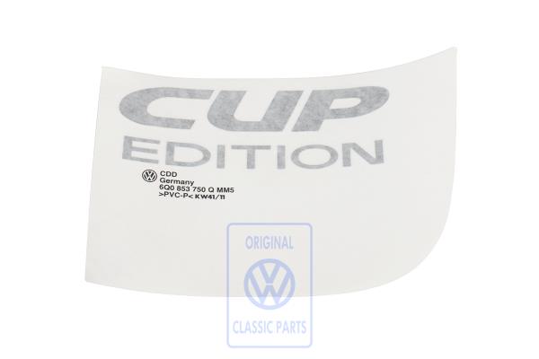 Lettering for VW Polo 9N3