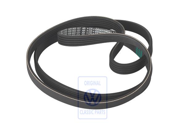 V-ribbed belt for VW Sharan