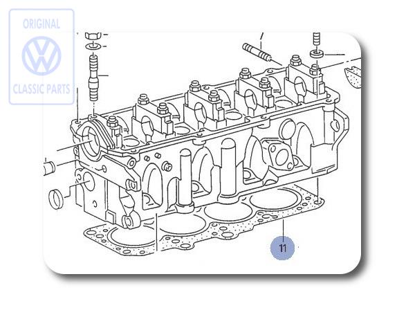 Cylinder head gasket for VW Golf Mk3