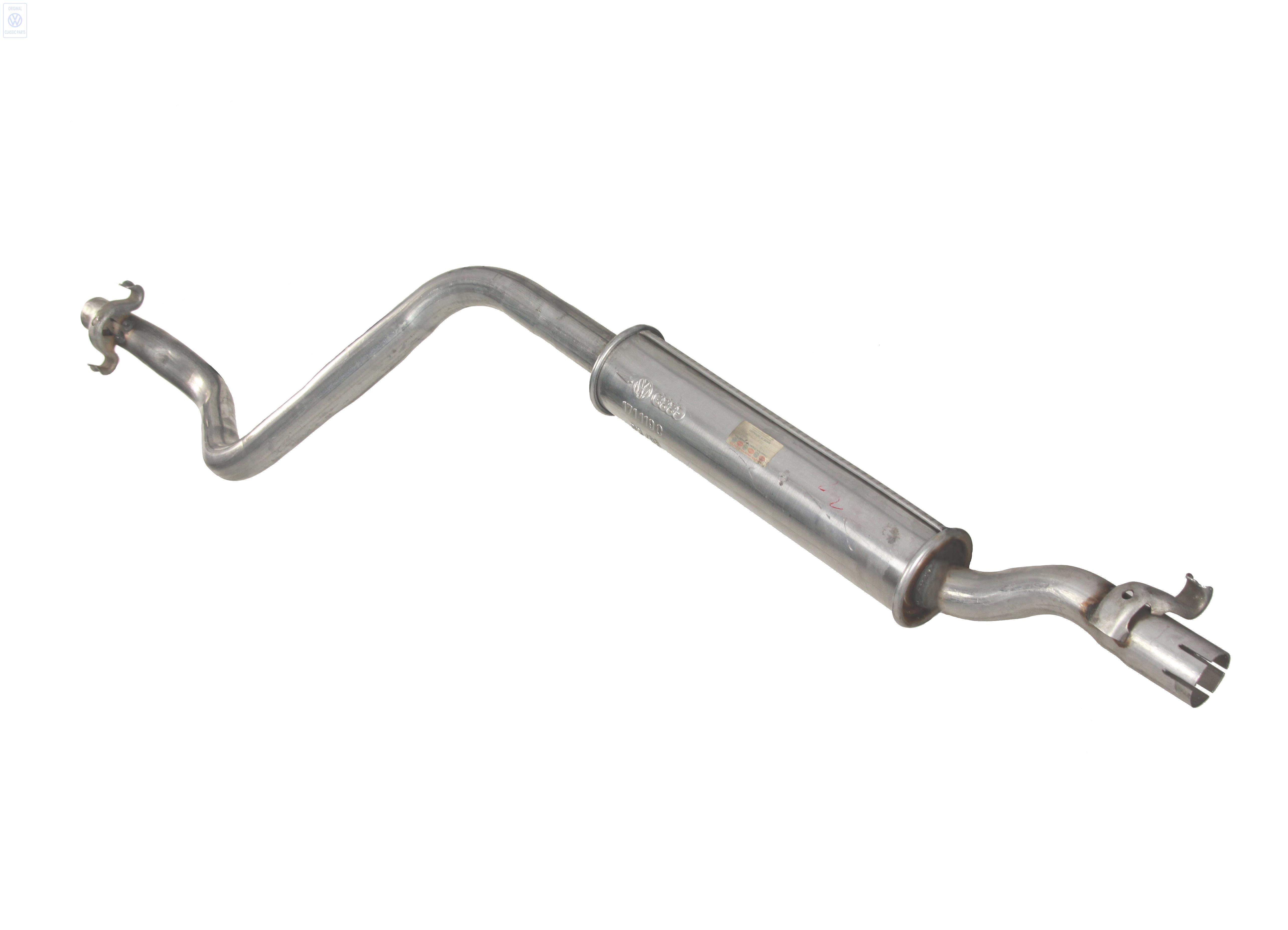 exhaust silencer, front