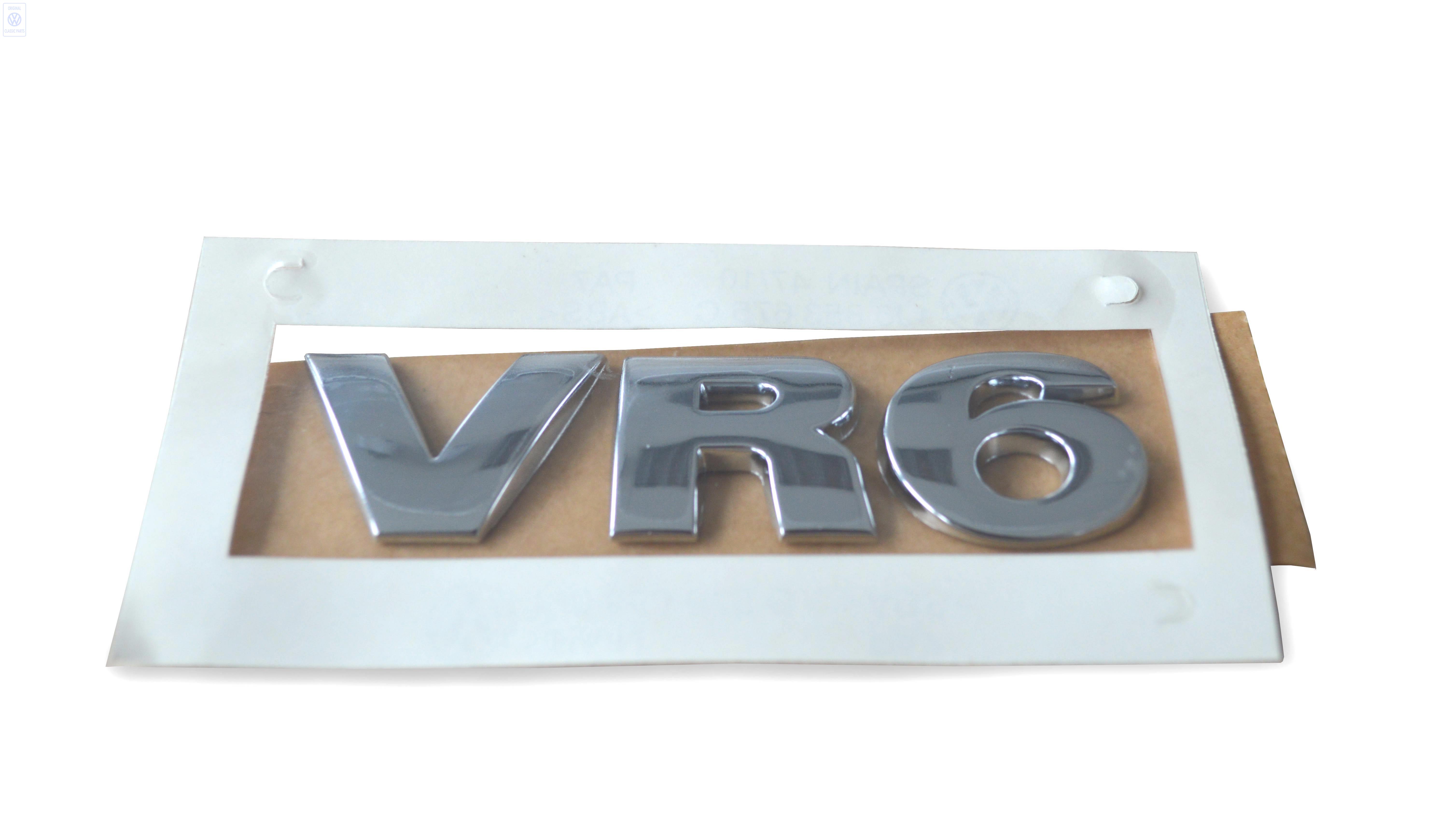 Rear VR6 emblem for VW Golf Mk4