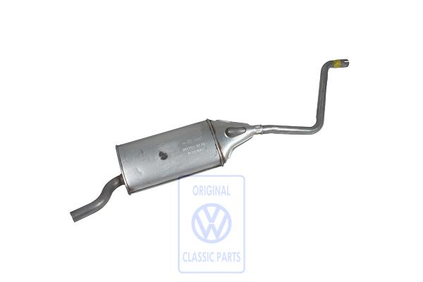 Rear silencer (end silencer, exhaust pipe) Polo Mk2