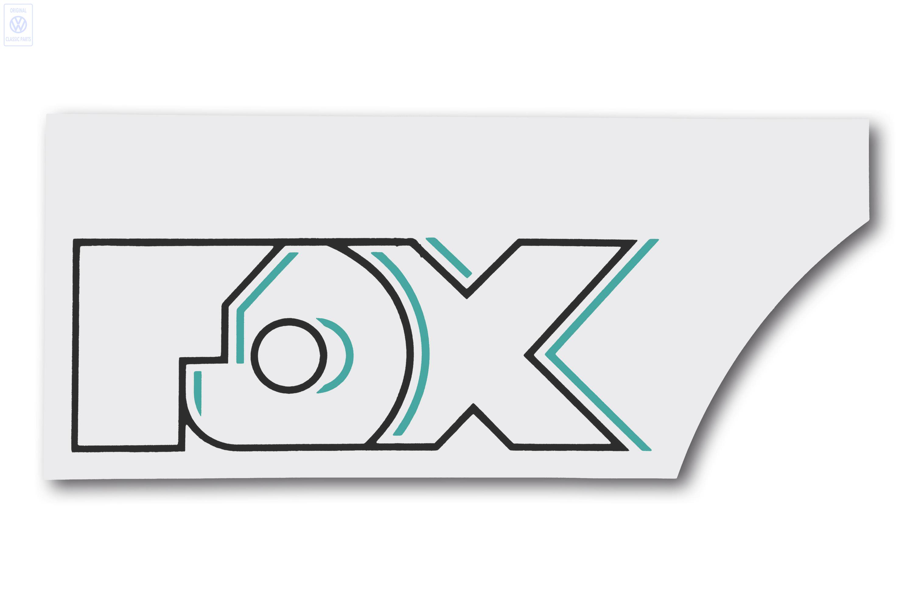 FOX sticker for VW Polo Mk2