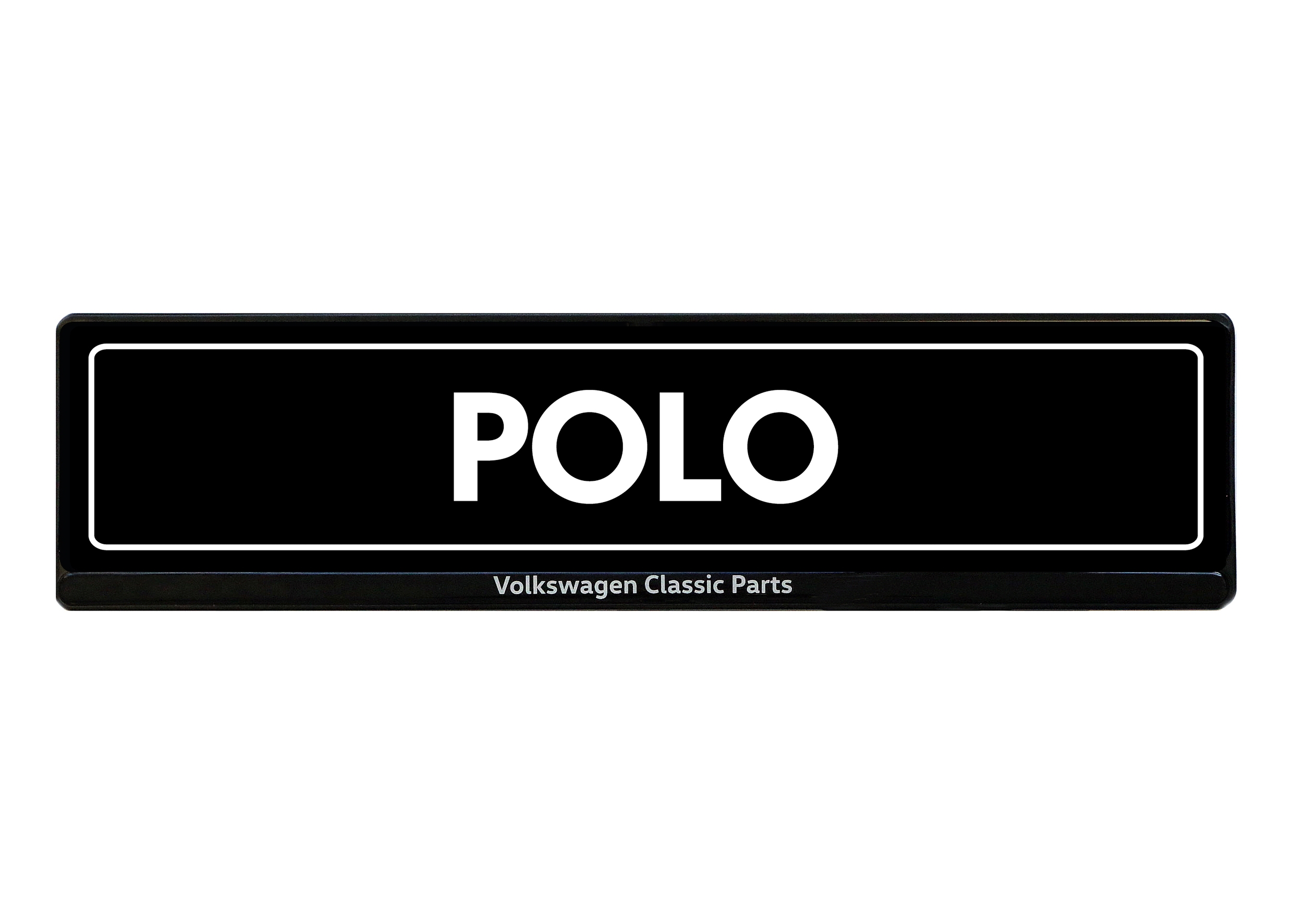 License plate VW POLO