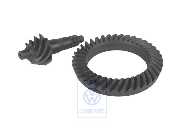 Pinion and crown wheel for VW LT Mk1