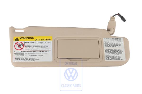 Sun visor for VW New Beetle