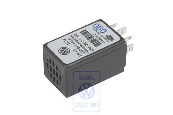 Warning time relay