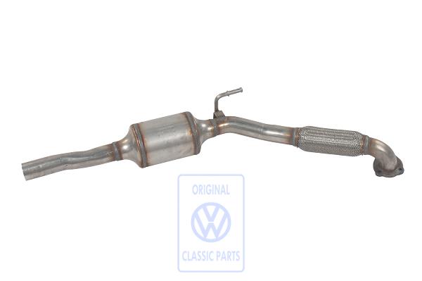 Exhaust pipe for VW Polo 9N