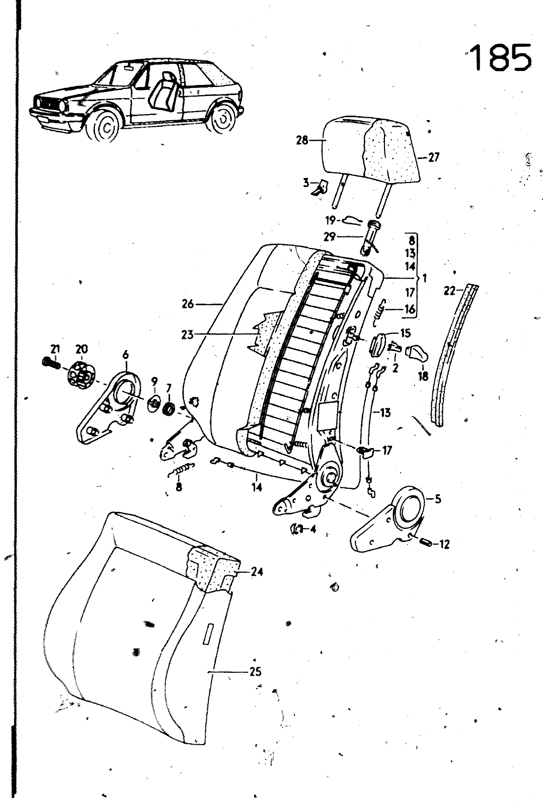 Vorschau Golf Cabrio  Mod. 84-93 Seite 727