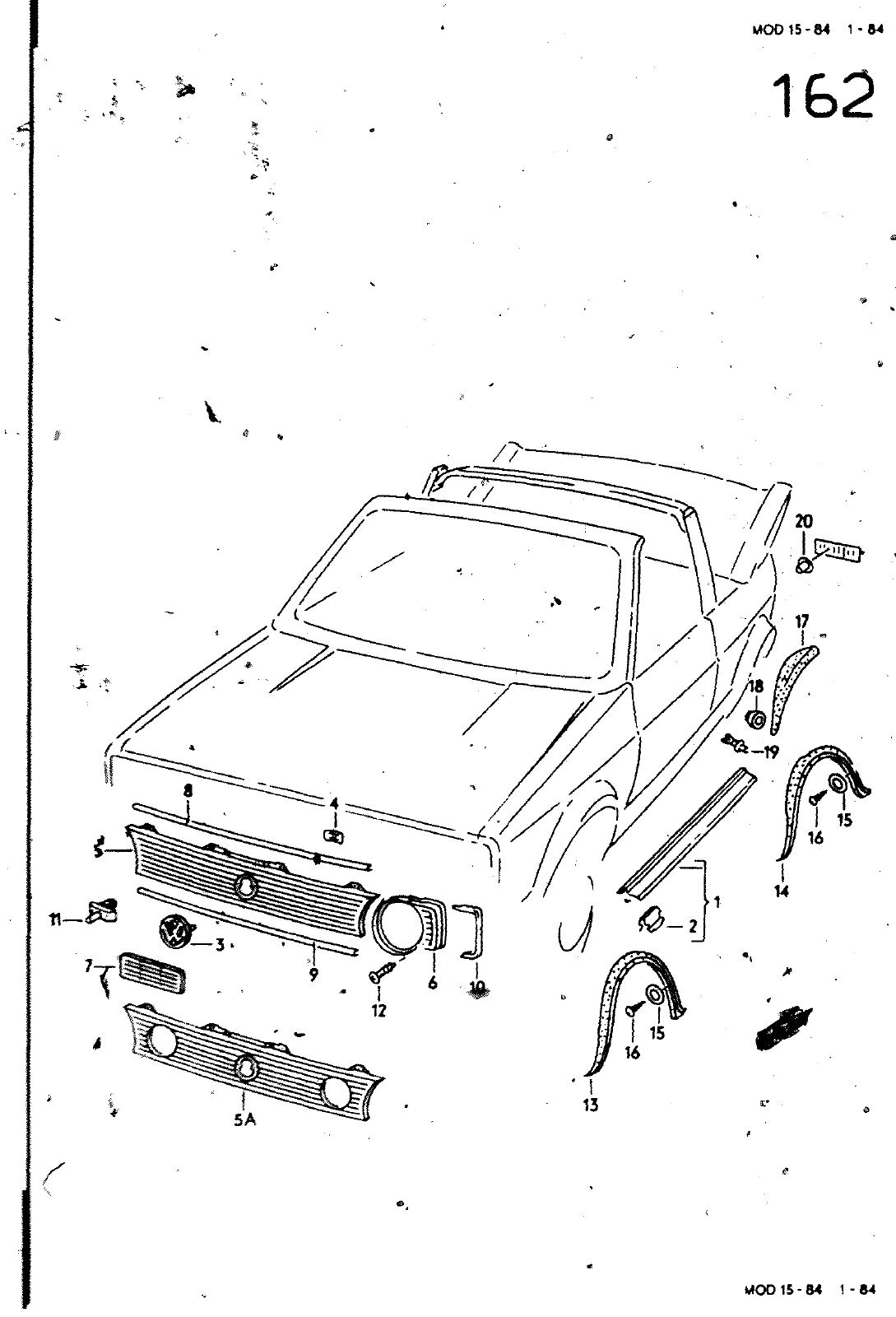 Vorschau Golf Cabrio  Mod. 84-93 Seite 613