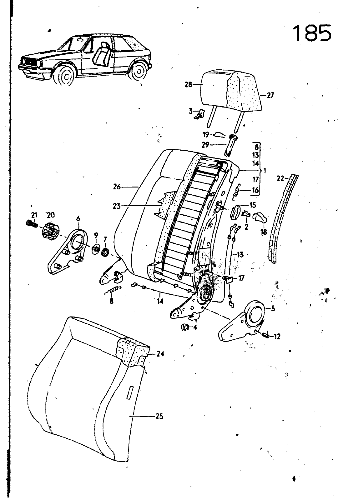 Vorschau Golf Cabrio  Mod. 84-93 Seite 751