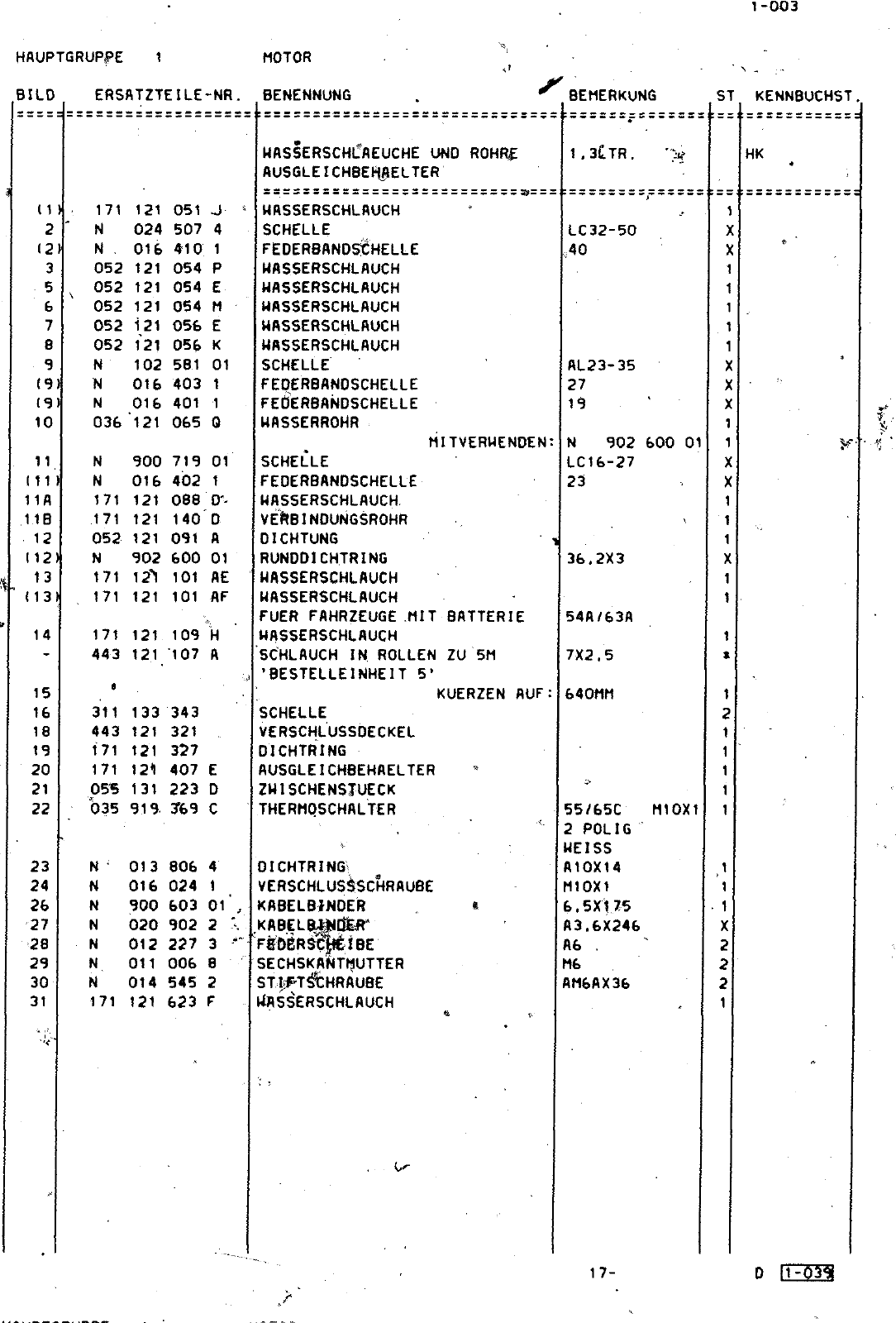 Vorschau Golf Cabrio  Mod. 84-93 Seite 166