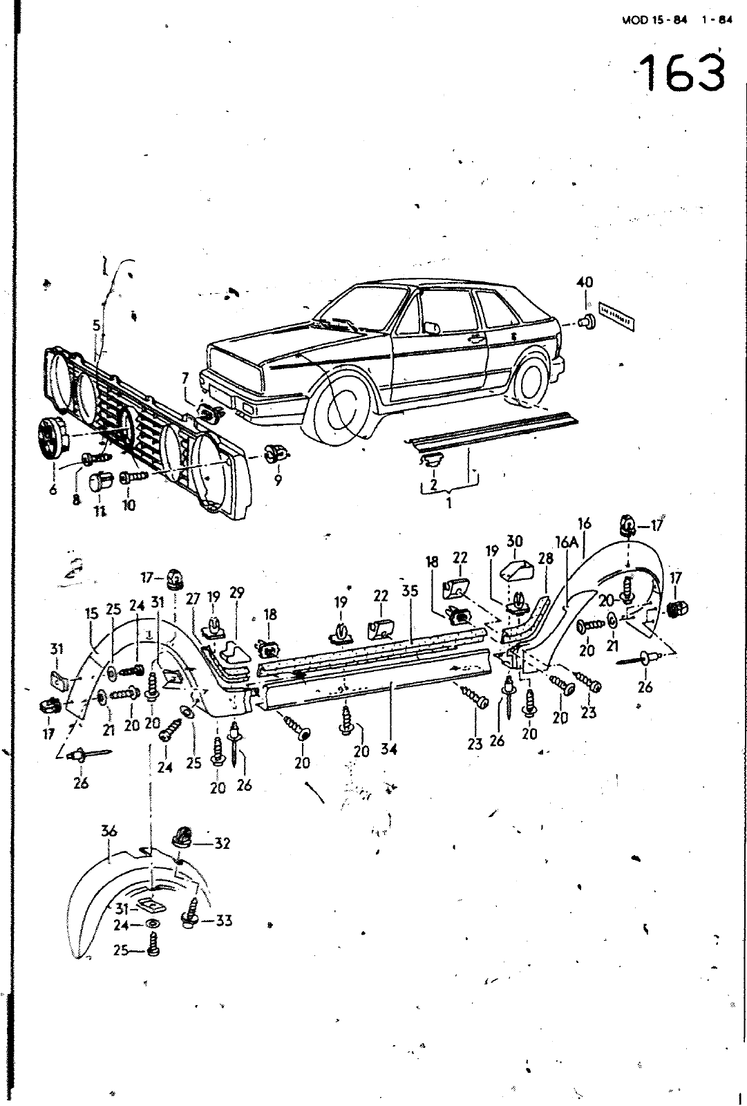 Vorschau Golf Cabrio  Mod. 84-93 Seite 615