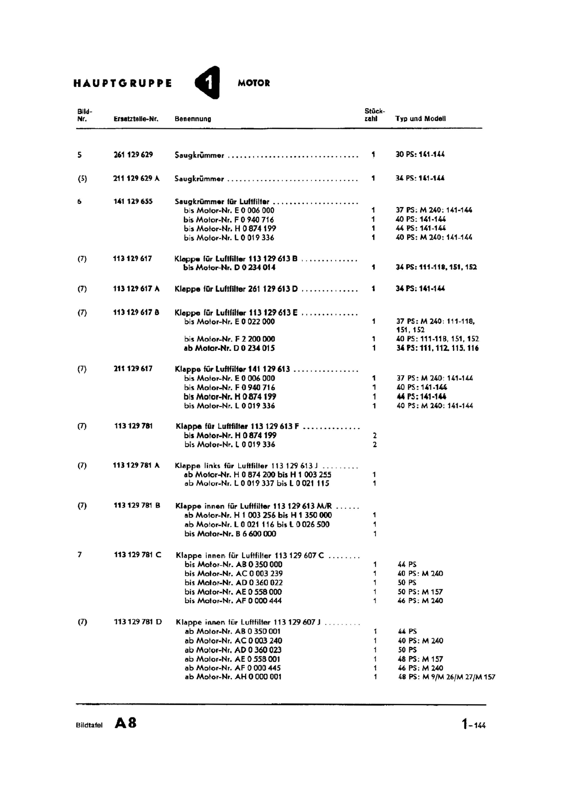 Vorschau Typ 1 (Käfer) Seite 189
