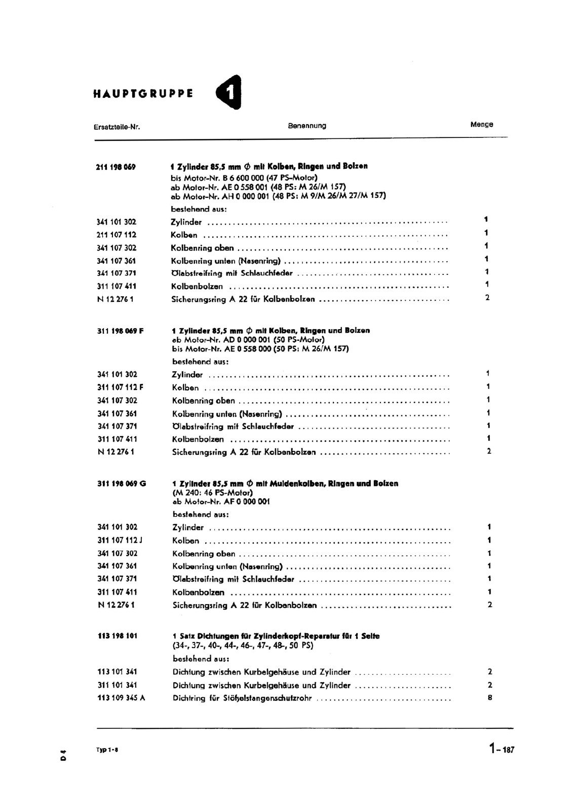 Vorschau Typ 1 (Käfer) Seite 239