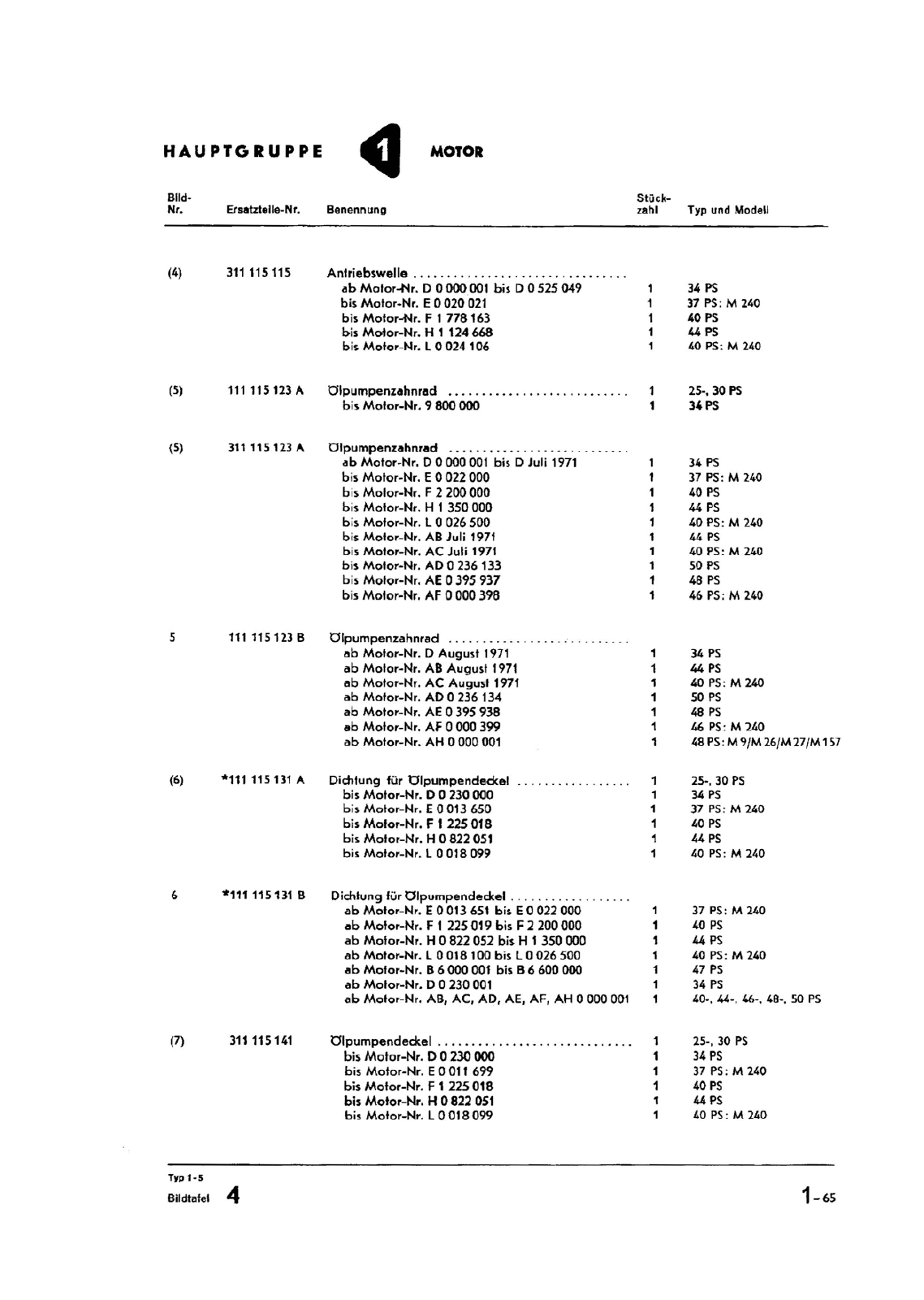 Vorschau Typ 1 (Käfer) Seite 107