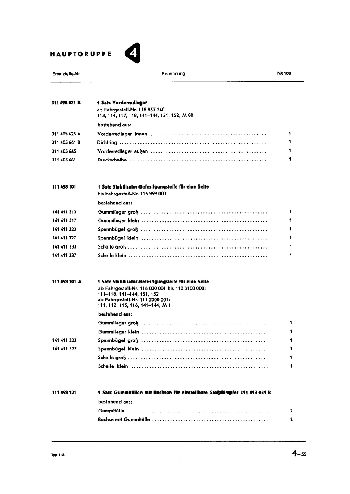 Vorschau Typ 1 (Käfer) Seite 422