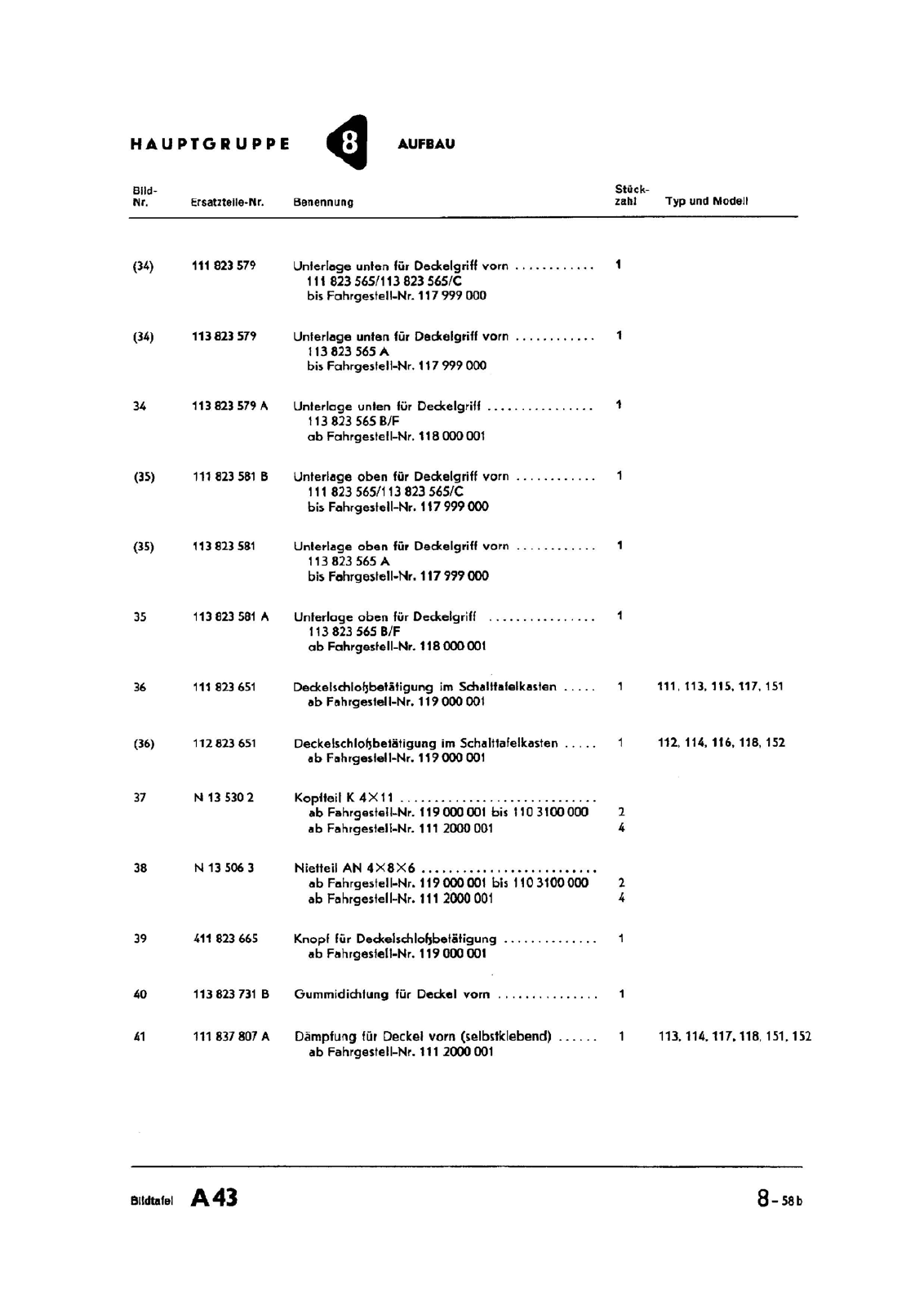 Vorschau Typ 1 (Käfer) Seite 631