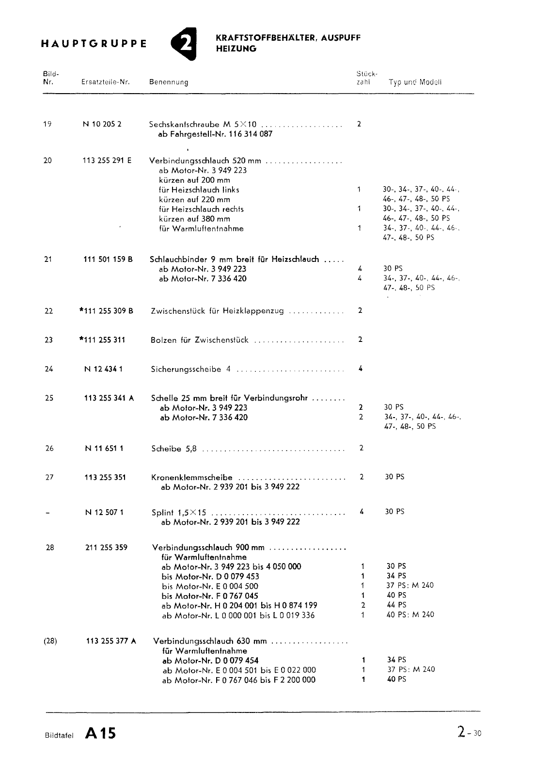Vorschau Typ 1 (Käfer) Seite 286