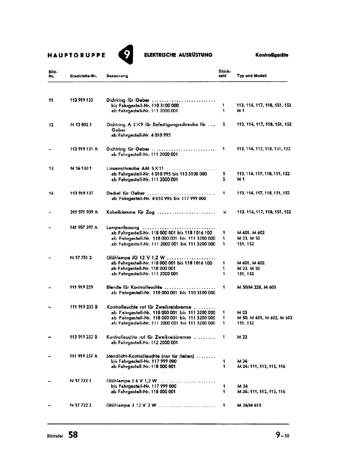 Vorschau Typ 1 (Käfer) Seite 920