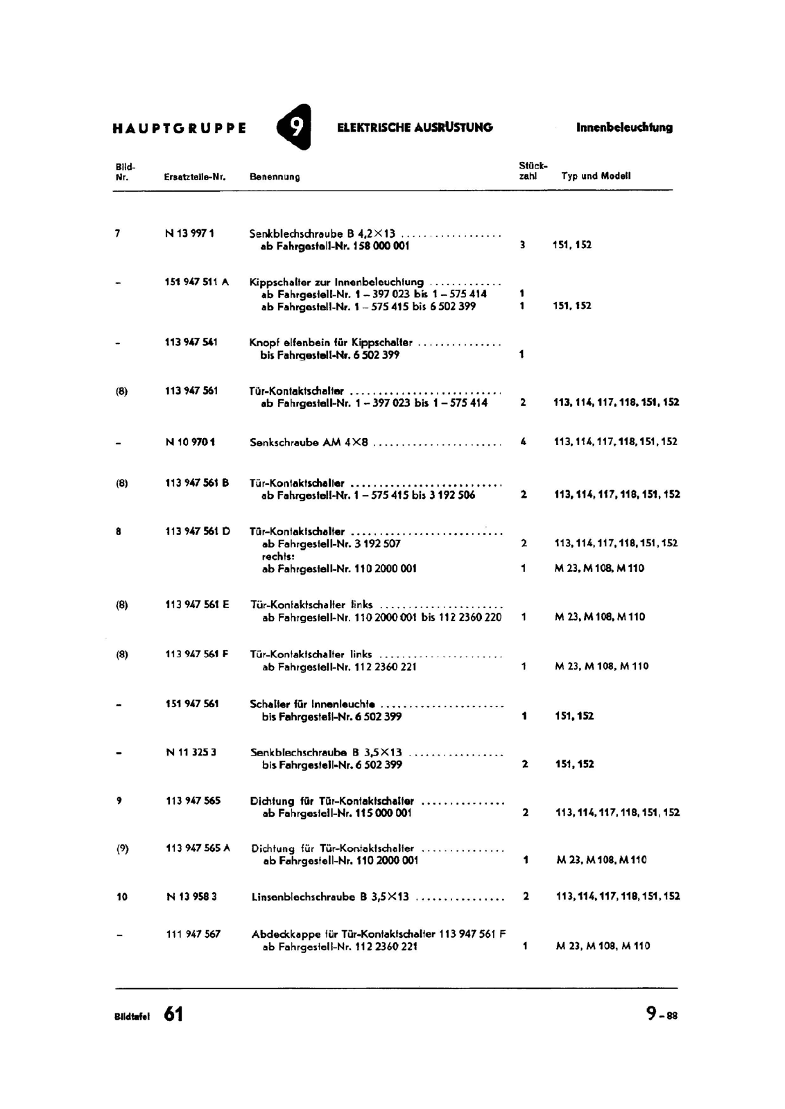 Vorschau Typ 1 (Käfer) Seite 958