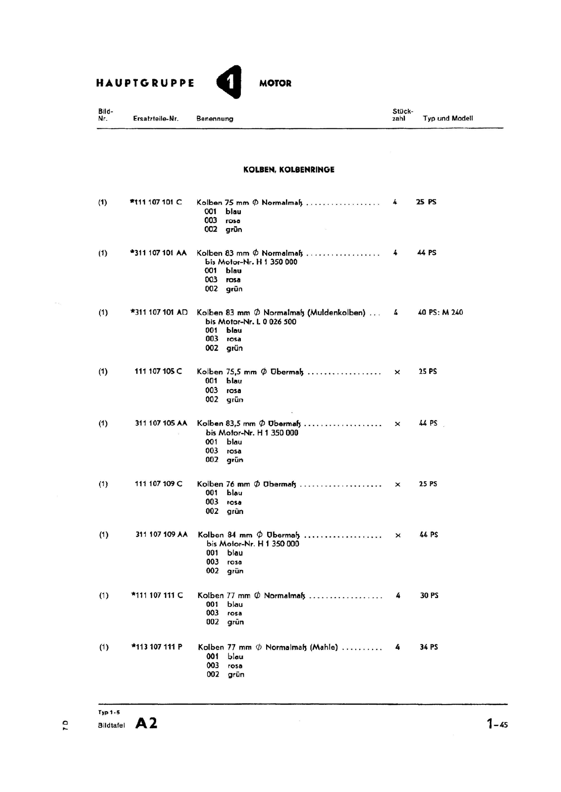 Vorschau Typ 1 (Käfer) Seite 88