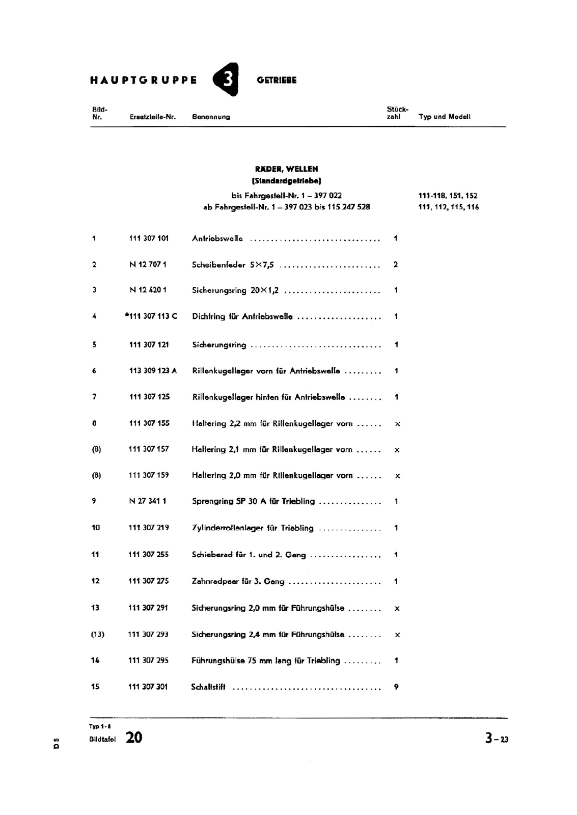 Vorschau Typ 1 (Käfer) Seite 340