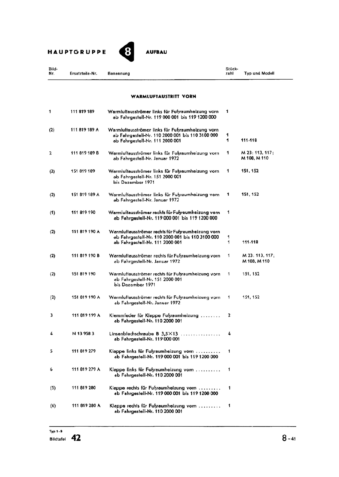 Vorschau Typ 1 (Käfer) Seite 605
