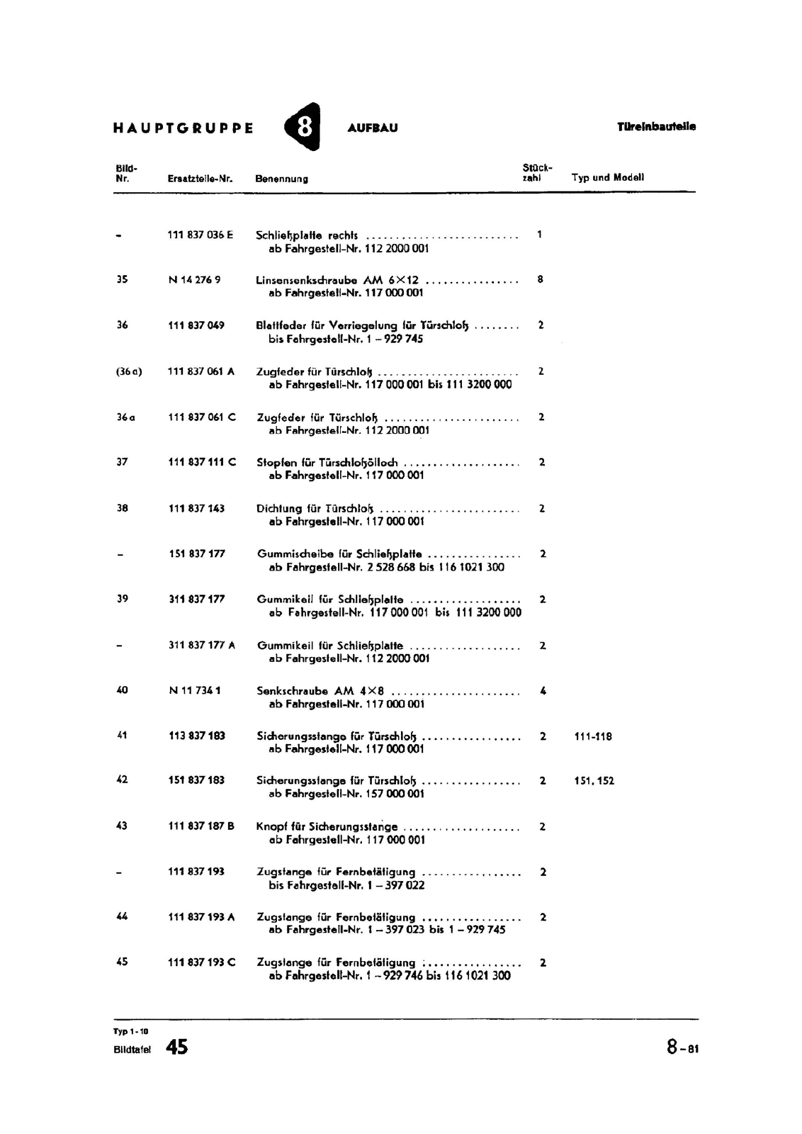Vorschau Typ 1 (Käfer) Seite 651