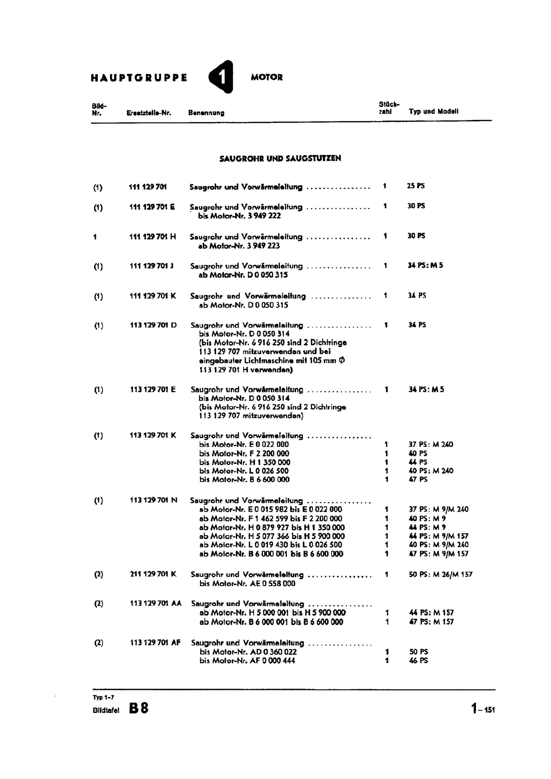 Vorschau Typ 1 (Käfer) Seite 201