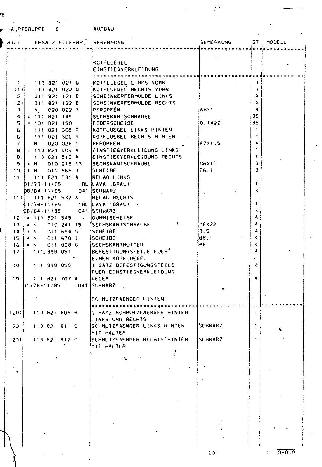 Vorschau VW 1200 F 118 2100 001> Seite 200