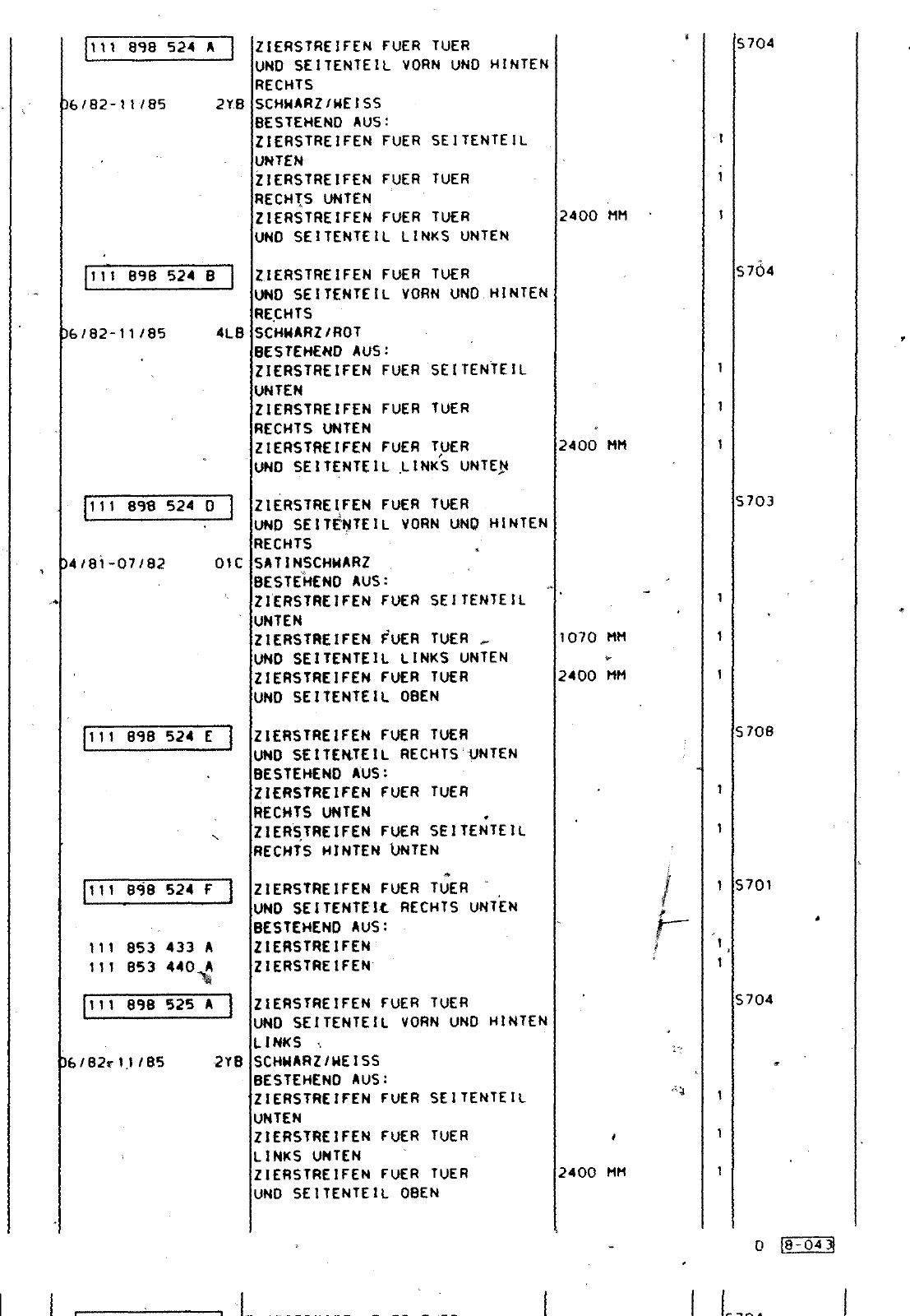 Vorschau VW 1200 F 118 2100 001> Seite 266