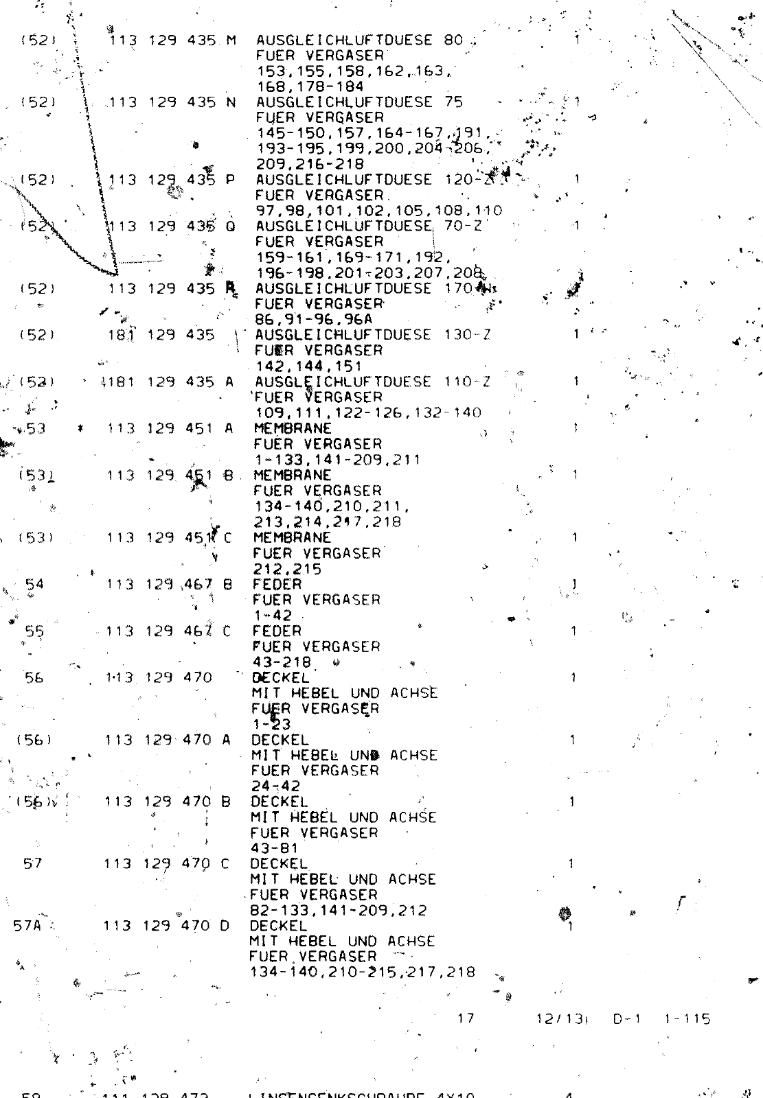 Vorschau VW 1200 1300 F-118 2050 000 Seite 346