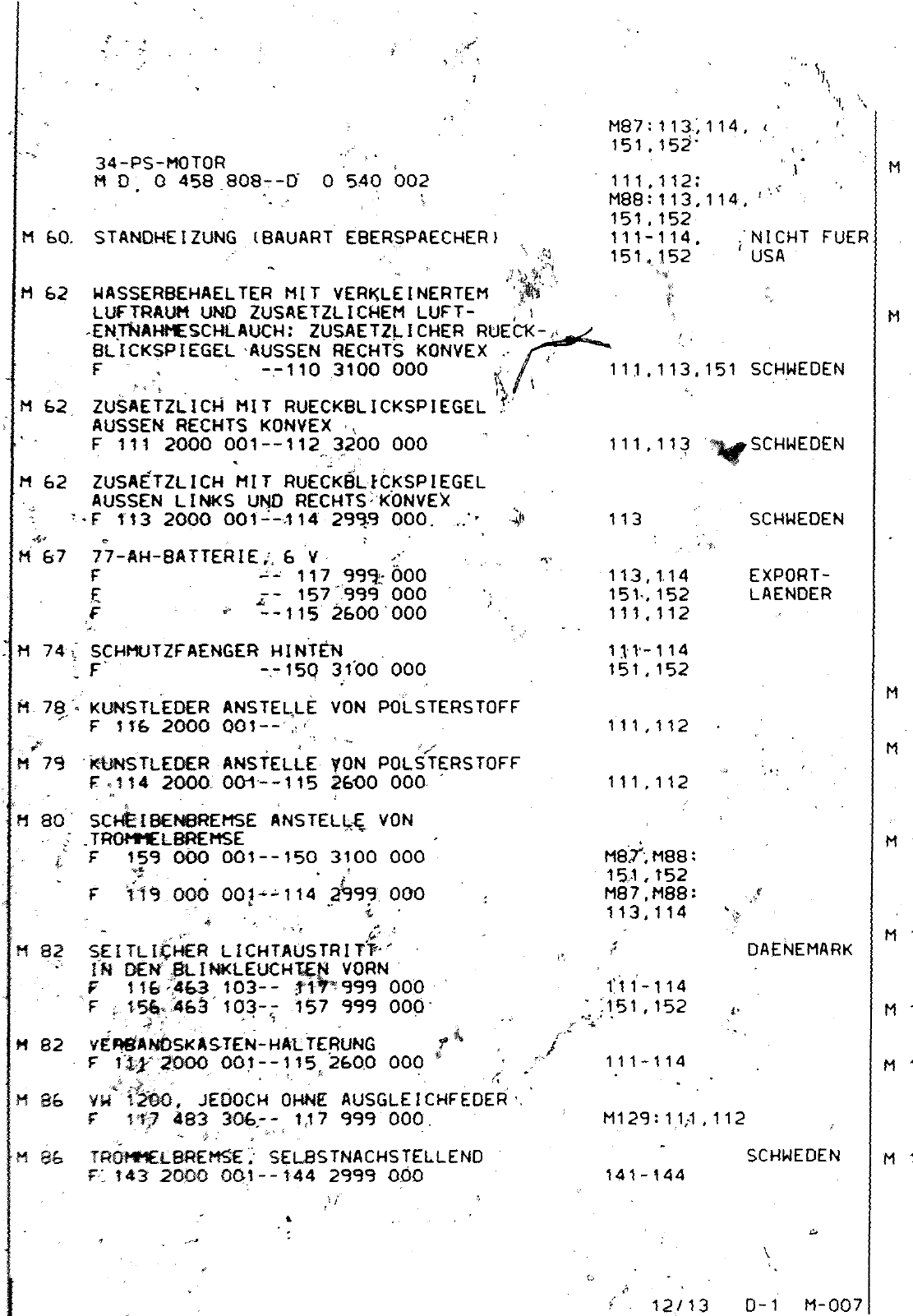 Vorschau VW 1200 1300 F-118 2050 000 Seite 27