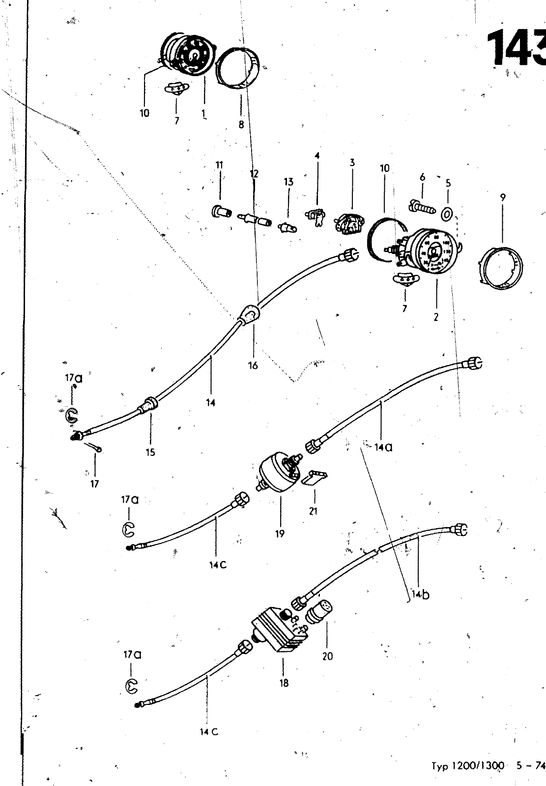 Vorschau VW 1200 1300 F-118 2050 000 Seite 1311