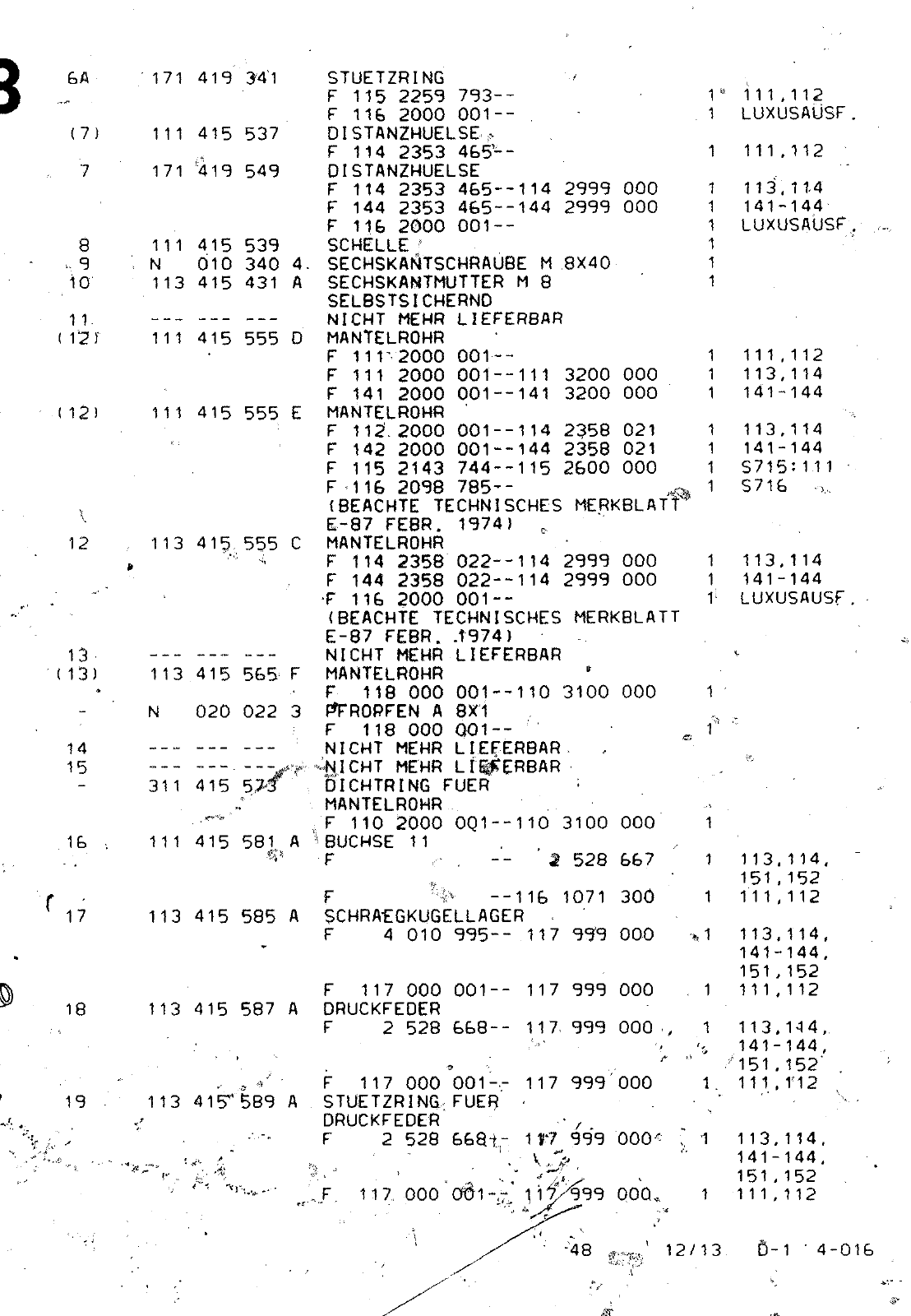 Vorschau VW 1200 1300 F-118 2050 000 Seite 638