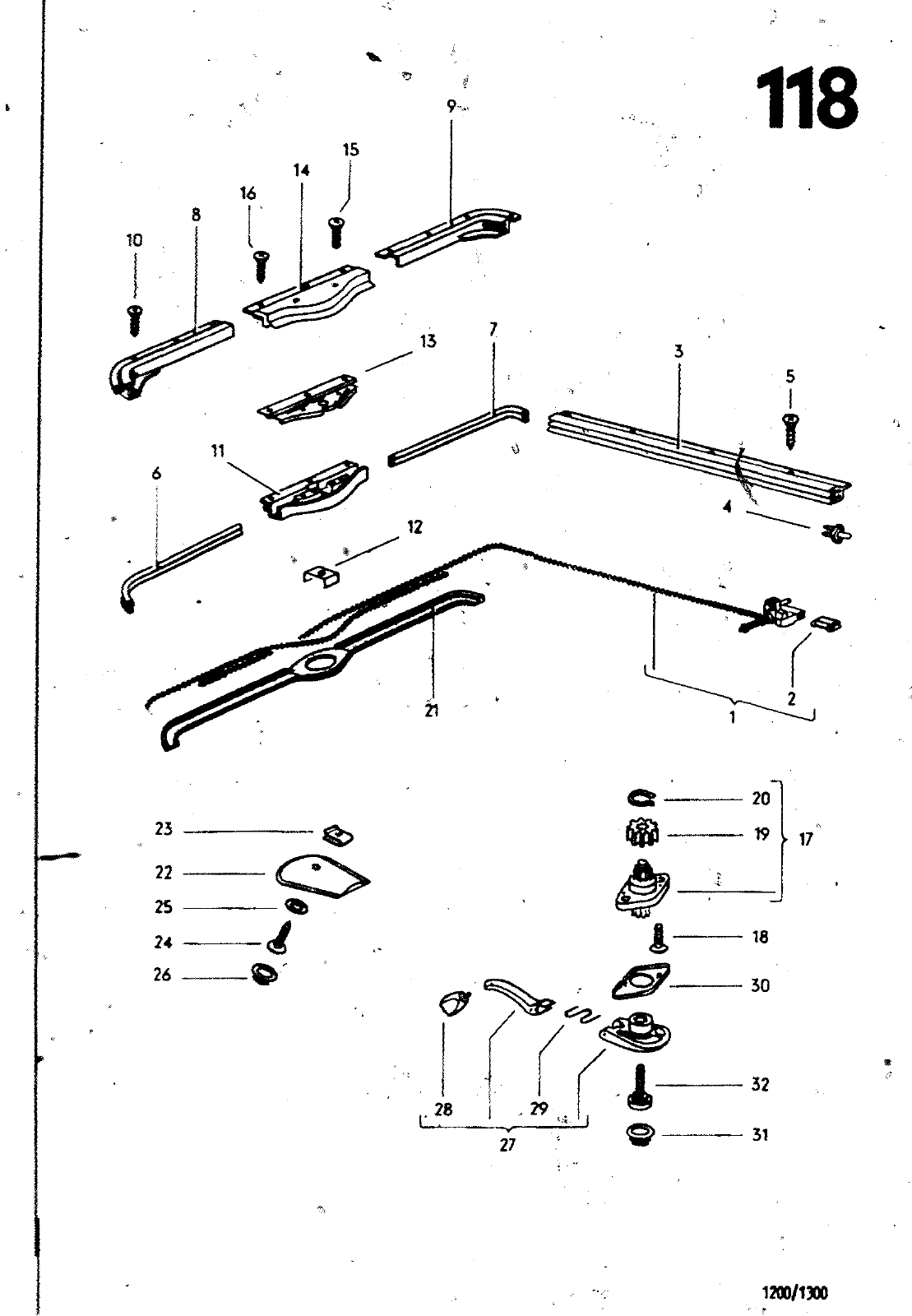 Vorschau VW 1200 1300 F-118 2050 000 Seite 1057