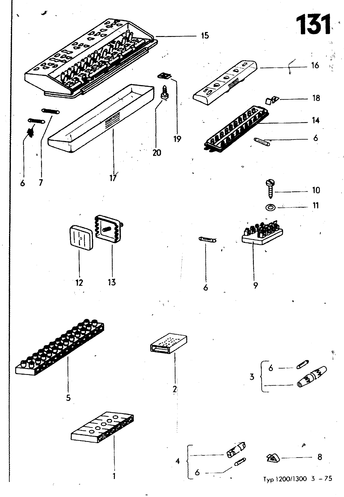 Vorschau VW 1200 1300 F-118 2050 000 Seite 1197